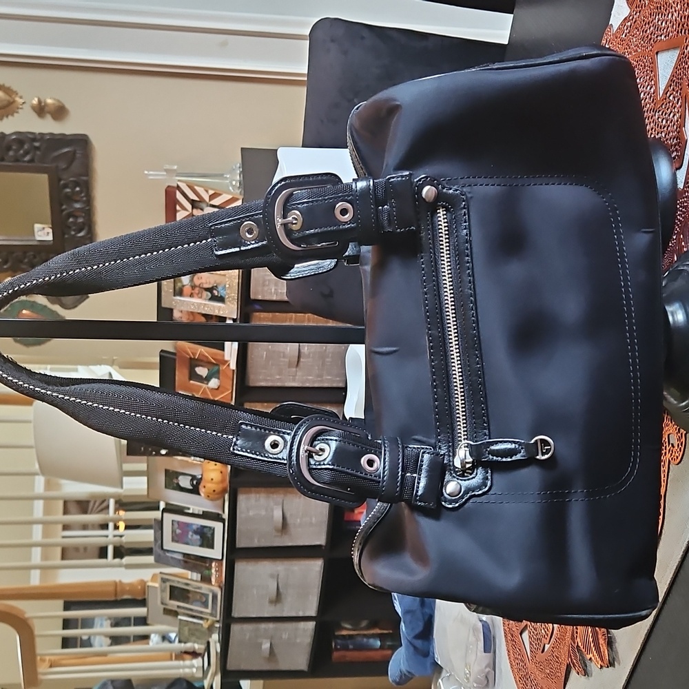 Tumi Black Handbag